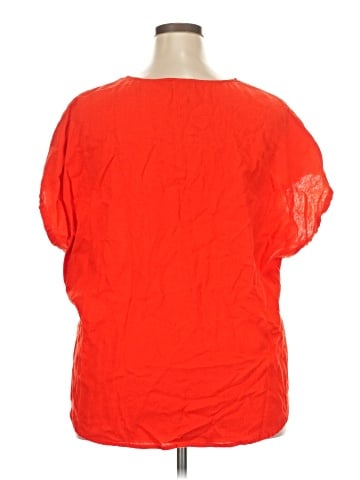 DKNY Short Sleeve Blouse (view 2)