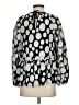 Crosby Polka Dots Silver 3/4 Sleeve Blouse Size XS - photo 2