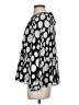 Crosby Polka Dots Silver 3/4 Sleeve Blouse Size XS - photo 5