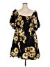 Torrid Floral Black Casual Dress Size 4X Plus (4) - photo 2