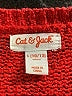 Cat & Jack Stars Red Pullover Sweater Size 10 - 12 - photo 3
