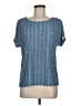 Jaclyn Smith Blue Short Sleeve Blouse Size M - photo 1