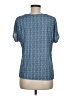 Jaclyn Smith Blue Short Sleeve Blouse Size M - photo 2