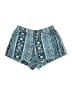 Peruvian Connection 100% Pima Cotton Paisley Blue Shorts Size XS - photo 1