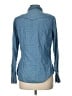 Levi's 100% Cotton Polka Dots Blue Long Sleeve Button-Down Shirt Size L - photo 2