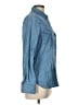 Levi's 100% Cotton Polka Dots Blue Long Sleeve Button-Down Shirt Size L - photo 4