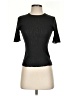 Double Zero Black Short Sleeve Turtleneck Size S - photo 1