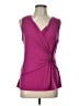 Ellen Tracy Purple Sleeveless Blouse Size L - photo 1