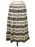 J.Crew Stripes Ivory Casual Skirt Size S - photo 1