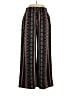 Unbranded 100% Polyester Print Black Casual Pants Size XL - photo 1