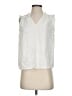 Boden 100% Linen White Sleeveless Blouse Size 2 - photo 1