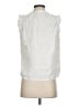 Boden 100% Linen White Sleeveless Blouse Size 2 - photo 2