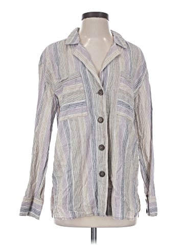 Free People Long Sleeve Button-Down Shirt (view 1)