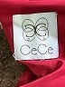 CeCe 100% Polyester Solid Burgundy Casual Dress Size M (estimated) - photo 7