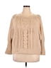Juicy Couture Solid Tan Pullover Sweater Size L - photo 1
