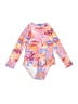 Snapper Rock Print Pink Rash Guard Size 6-12 mo - photo 1
