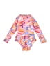 Snapper Rock Print Pink Rash Guard Size 6-12 mo - photo 2
