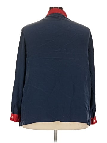 The Quacker Factory Long Sleeve Silk Top (view 2)