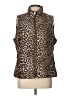 MICHAEL Michael Kors 100% Polyester Animal Print Gold Vest Size L - photo 1
