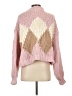 Altar'd State 100% Polyester Argyle Pink Pullover Sweater Size S - photo 2