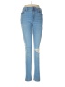 a.n.a. A New Approach Hearts Blue Jeans Size 6 - photo 1