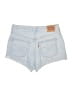 Levi's 100% Cotton Blue Denim Shorts Size 29 waist - photo 2