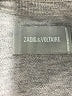 Zadig & Voltaire Gray Pullover Sweater Size Sm (1) - photo 7