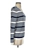 Lands' End 100% Supima Cotton Stripes Blue Pullover Sweater Size S - photo 4