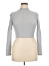 Elodie Silver Long Sleeve Top Size XL - photo 1