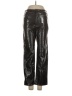 Gap 100% Polyester Metallic Black Casual Pants Size 27 waist (petite) - photo 1