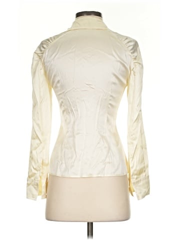 Intermix Long Sleeve Silk Top (view 2)