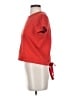 Madewell Red Verse Tie-Back Top Size S - photo 5