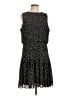Ann Taylor 100% Polyester Polka Dots Black Casual Dress Size 12 - photo 1