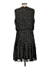 Ann Taylor 100% Polyester Polka Dots Black Casual Dress Size 12 - photo 2