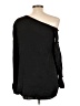 BCBGeneration 100% Polyester Black Long Sleeve Top Size M - photo 2