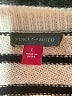 Vince Camuto Stripes Silver Pullover Sweater Size L - photo 7
