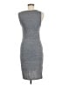 Leith Solid Gray Casual Dress Size M - photo 2