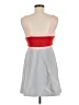 Wow Couture Color Block Gray Cocktail Dress Size M - photo 2