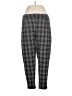 Elle Plaid Gray Casual Pants Size XL - photo 1