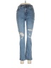 a.n.a. A New Approach Hearts Blue Jeans Size 6 - photo 1