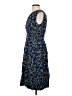 Boden 100% Viscose Paisley Blue Cocktail Dress Size 4L - photo 5