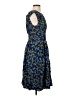 Boden 100% Viscose Paisley Blue Cocktail Dress Size 4L - photo 4