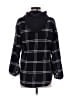 Divided by H&M 100% Cotton Plaid Black Jacket Size 4 - photo 2