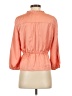 J.Crew 100% Polyester Orange 3/4 Sleeve Blouse Size 4 (petite) - photo 2