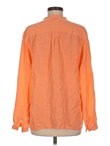 Classics By Worth Long Sleeve Silk Top (view 2)