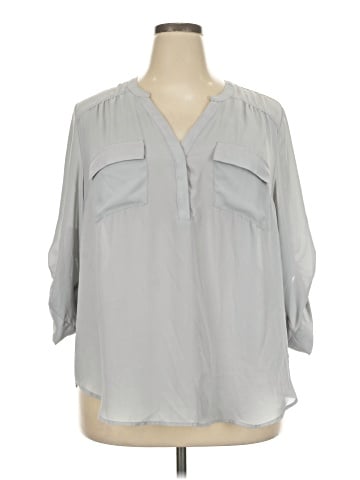 Torrid 3/4 Sleeve Blouse (view 1)