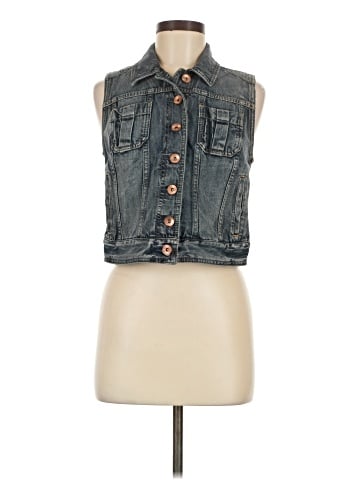Express Denim Vest (view 1)