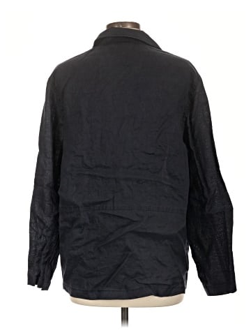 Evan Picone 3/4 Sleeve Button-Down Shirt (view 2)