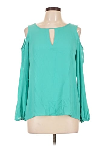 Rose + Olive 3/4 Sleeve Blouse (view 1)