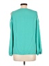 Rose + Olive 100% Polyester Teal 3/4 Sleeve Blouse Size M - photo 2